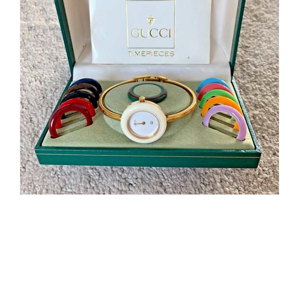 - Gucci Luxury 14k Gold Plated Luxury Watch - Picture 3 of 4